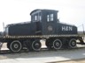 An old electric locomotive used by the mine. 