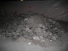 A pile of loose salt for tourists to take a sample.